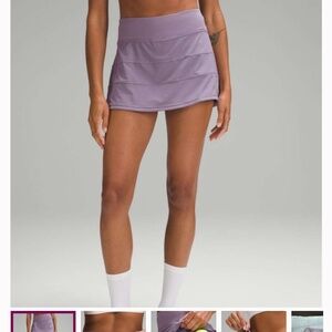 NWT Lululemon pace rival MR skirt *long size 8
